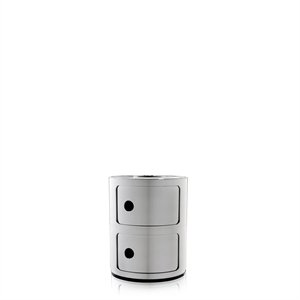Kartell Componibili 2 Cabinet Chrome