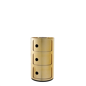 Kartell Componibili 3 Cabinet Gold