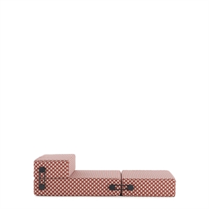 Kartell TRIX LIBERTY OBI CHECK Outdoor Mattress/Sofa Rust