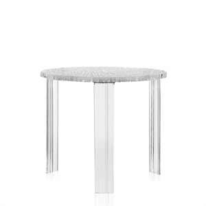 Kartell T-TABLE Ll Side Table Crystal