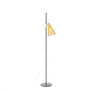Kartell K-LUX Floor lamp Straw Yellow/ Black