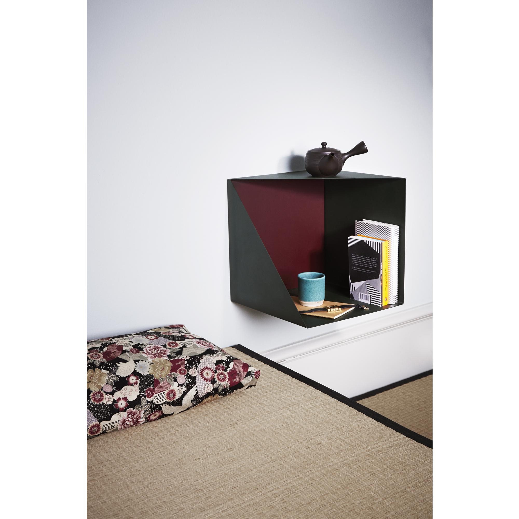 Please Wait to be Seated Wall Box Shelf Ash Grey