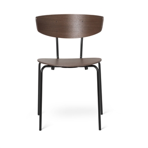 Ferm Living Herman Dining Table Chair Black/ Dark Stained Oak