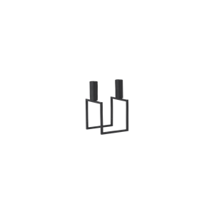 Audo Cube Line Candlestick Black