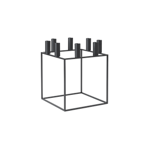 Audo Kubus 8 Candlestick Black