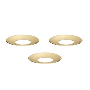 FABRIC Nagel Light Cuff 3-pack Solid Brass