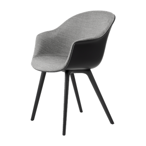 GUBI Bat Dining Chair Plastic Legs Front Upholstered I Remix 3 152