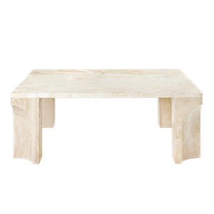 GUBI Doric Coffee Table Square 80 x 80 cm Neutral White