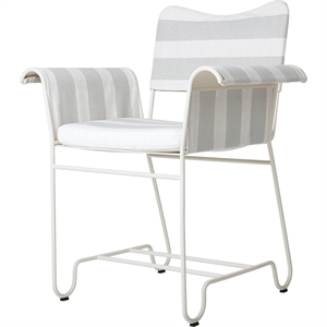 Gubi Tropique Dining Chair White/ Leslie Stripe 20