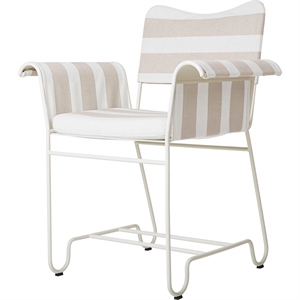 Gubi Tropique Dining Chair White/ Leslie Stripe 40