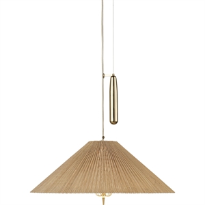 GUBI Tynell Collection A1972 Pendant Brass/ Bamboo