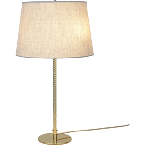 GUBI Tynell Collection 9205 Table Lamp Brass/ Canvas