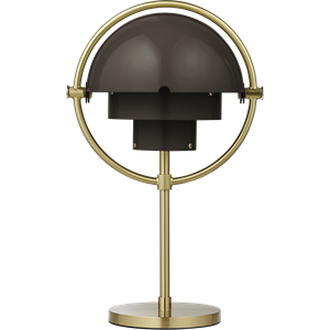 Gubi Multi-Lite Limited Edition Portable Lamp Mocca Brown/ Brass
