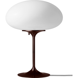 Gubi Stemlite Table lamp H42 Black Red/Opal
