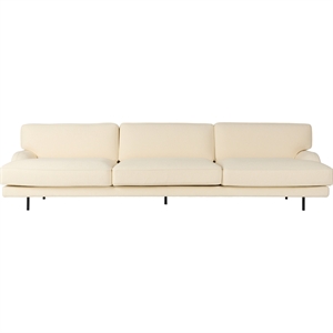 Gubi Flaneur 3-Seater Sofa Black/ Bouclé 001