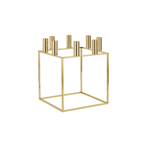 Audo Kubus 8 Candlestick Gold Plated
