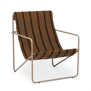 Ferm Living Desert Armchair Cashmere/Stripe