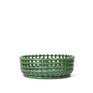Ferm Living Ceramic Bowl Emerald Green