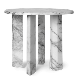 Ferm Living Taula Side Table White/ Coal