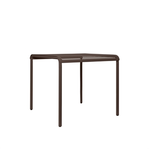 Ferm Living Dapple Outdoor Table 80x80 Dark Chocolate