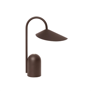 Ferm Living Arum Portable Lamp Dark Chocolate