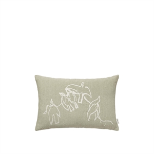 Ferm Living x Utzon Can Lis Vuelo Cushion 40x60 Elm Green