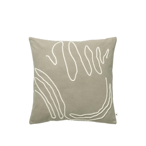 Ferm Living Jot Cushion 50x50 Elm Green