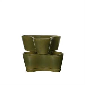 Ferm Living Gemi Planter Set of 2 Moss Green