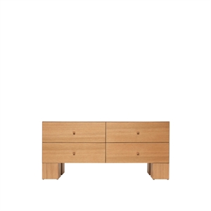 Ferm Living Kuben Dresser 2x2 Natural Oak