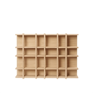 Ferm Living Tilem Shelf 6x4 Natural Oak Veneer