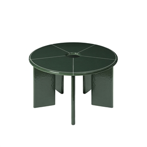 Ferm Living Deya Dining Table Ø120 Dark green