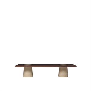 Ferm Living Grova Coffee Table Travertine