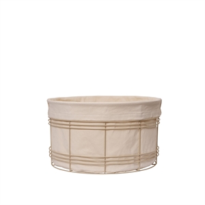 Ferm Living Fio Basket Low Cashmere/Natural