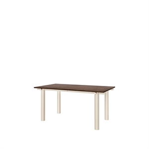 Ferm Living Atura Dining Table 160x90 Light Cashmere/Dark Stained Oak