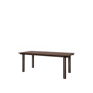 Ferm Living Atura Dining Table 200x90 Dark Chocolate/Dark Stained Oak