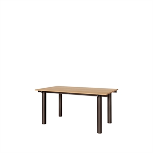 Ferm Living Atura Dining table 160x90 Dark Chocolate/Oak veneer