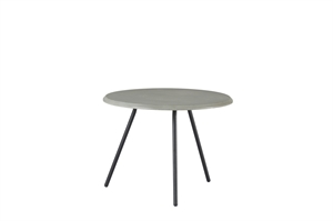 Woud Soround Coffee Table Concrete/ Black Ø60 H44