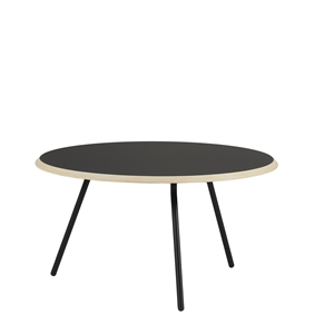 Woud Soround Coffee Table Black Laminate Ø75 H40.5