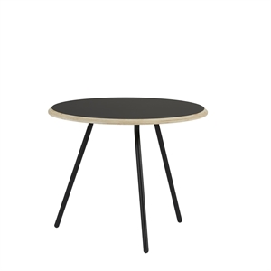 Woud Soround Coffee Table Black Laminate Ø60 H49