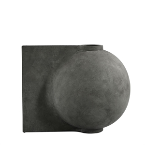 101 Copenhagen Offset Vase Large Dark Grey