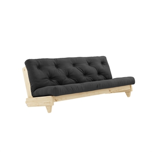 Karup Fresh Sofa Clear Lacquered Pine/734 Dark Grey