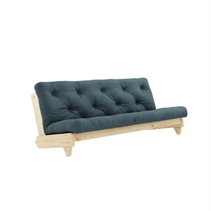 Karup Fresh Sofa Clear Lacquered Pine/757 Petrol Blue