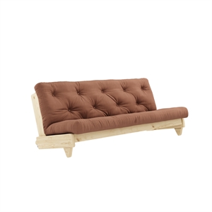 Karup Fresh Sofa Clear Lacquered Pine/759 Clay Brown