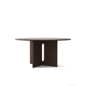 Audo Androgyne Dining Table Ø150 cm Dark Stained Oak