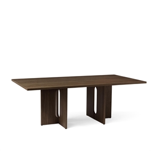 Audo Androgyne Dining Table Rectangular 210x109 cm Dark Stained Oak