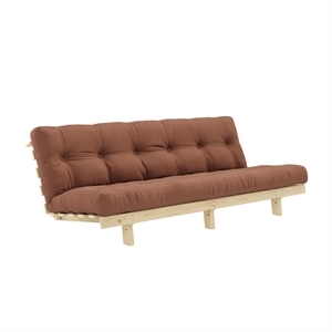 Karup Lean Sofa Bed 130x190 Raw/759 Clay Brown