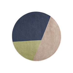 Northern Row Circular Rug Ø200 Trio