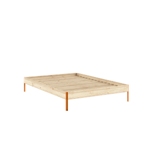Karup Design Core Bed Frame 140x200 Raw/Solar Orange