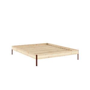 Karup Design Core Bed Frame 160x200 Raw/Terra Red