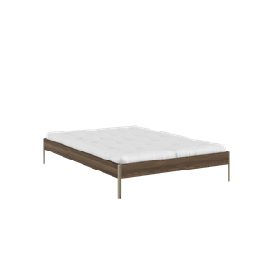 Karup Core Bed Frame 140x200 Carob Brown/Sage Green